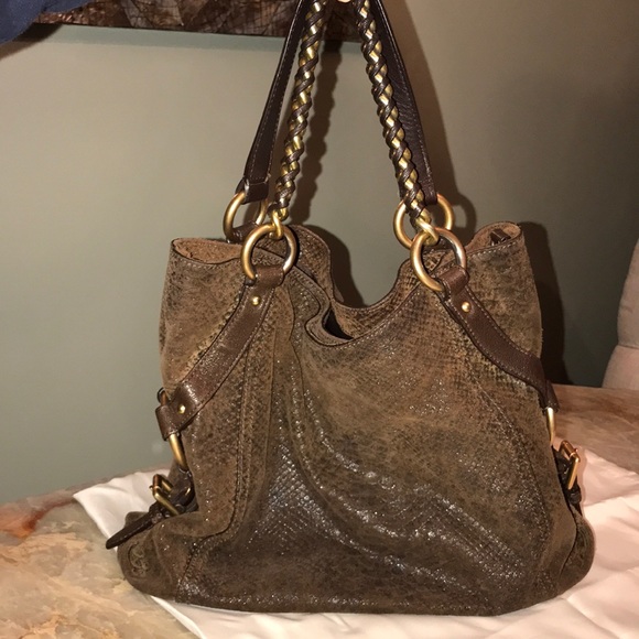 Michael Kors Snake Embossed Handbag - Picture 2 of 8